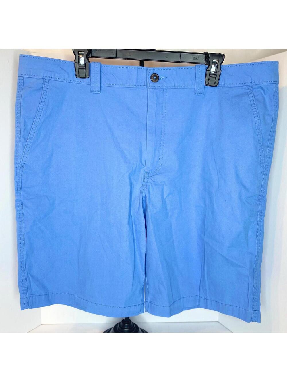 Magellan Men's B&T Provence Blue Summerville Chino Short 10” inseam Size 38W